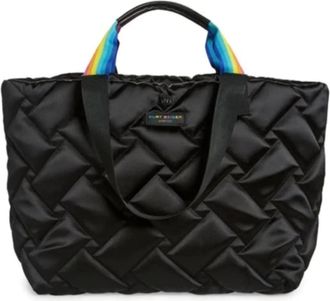 Kurt Geiger Recycled Nylon Shopper black Size: One Size