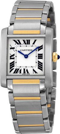 Cartier Tank Francaise Silver Dial Ladies Watch W2TA0003