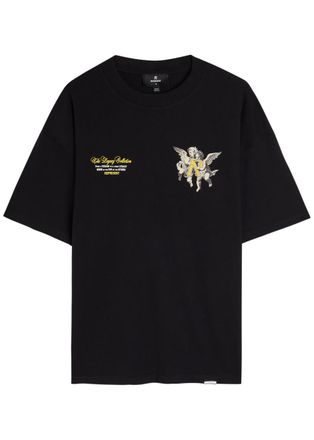 Represent Legacy Cherubs Logo Cotton T-shirt - Black - M