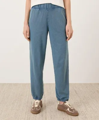 Pact Organic Cotton Weekends Relaxed Sweatpant in Washed Wedgewood Blue at Nordstrom, Size Xx-Large