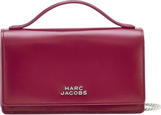 Marc Jacobs The Glam Mirror Mini Bag Cross Body Womens Handbags Lipgloss Pink, Leather