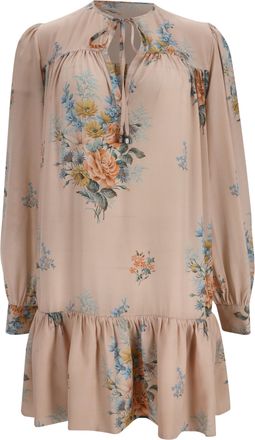 Alexander McQueen Alexander McQueen minijurk van zijde met bloemenprint