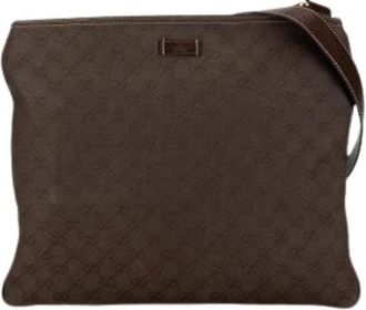 Gucci Pre-owned Cross Body Bags, female, Brown, Size: ONE SIZE Pre-owned Crossbody Bag
