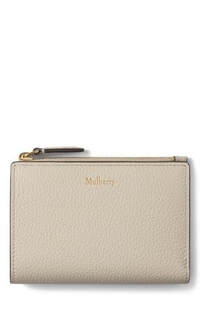 Mulberry Continental Bifold Zipped Wallet in Chalk at Nordstrom