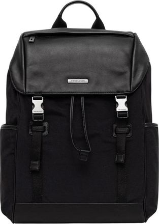 Trussardi Reisrugzak - Heren - Rugzakken - Zwart - ONE Size - Leer - Tassen