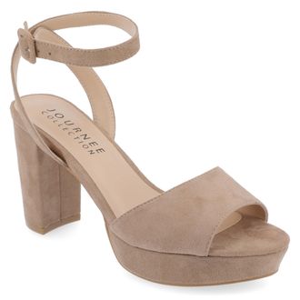 Journee Collection Women & apos;s Nairri Medium and Wide Width Dress Sandals