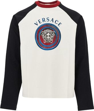 Versace Cotton T-shirt with Medusa Logo print Man XL
