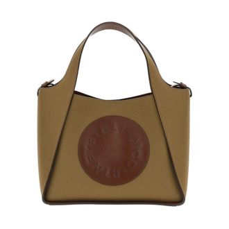 Stella McCartney Stella McCartney, Tote Bags, female, Beige, Size: ONE SIZE Logo Crossbody Tote Bag Macintosh & Alter Mat