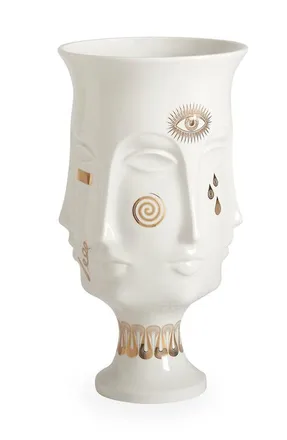 Jonathan Adler Gilded Dora Maar Urn in White /Gold at Nordstrom