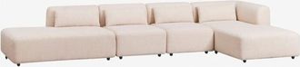 Sklum Sklum - Sof&aacute; Modular Chaise Longue Esquinero Derecho De 4 Piezas Con Div&aacute;n Fogler
