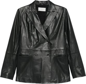 Antonelli Gin Tonic jack met dubbele rij knopen en zak - Zwart