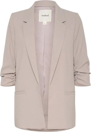 Soaked In Luxury SLShirley Blazer - - Jackets - Donna - Grigio - M