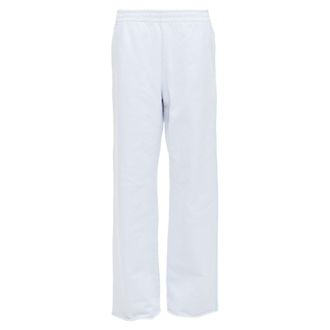 Acne Studios light blue cotton contrast stitching sweat pants M