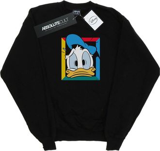 Disney Heren Donald Duck Paniek Sweatshirt (Zwart)
