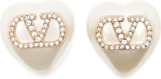 Valentino Garavani VLogo Signature Oorbellen - Dames - Oorbellen - Geel - ONE Size - Accessoires