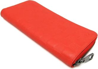 Louis Vuitton Pre-owned Wallets, male, Orange, Size: ONE SIZE Pre-owned Zippy Wallet Vertical N63550