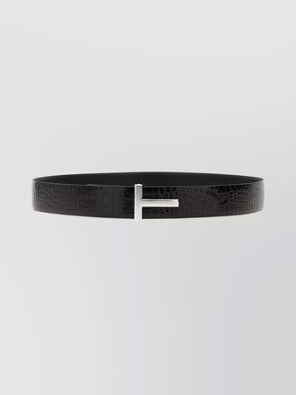 Tom Ford reversible crocodile leather belt