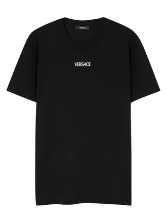 Versace Classic Black Short-Sleeve T-Shirt With