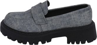 Generic British Style Retro Sneakers for Women Orthotic Casual Loafers with Thick Sole Comfort Footwear for Autumn and Spring Seasons (Grey, 3.5)