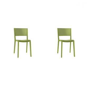 Resol Spot Set 2 Silla Interior, Exterior Verde Oliva