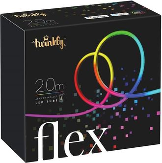 Twinkly Flex - Tubo De Luz Flexible Controlado Por Aplicaci&oacute;n Con Led Rgb (16 Millones De Colores). 2 Metros. - Twinkly