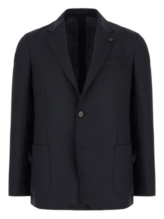 Lardini single-breasted blazer - Blue