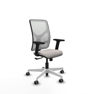 Piqueras y Crespo Silla De Oficina Piqueras Y Crespo Motilla Cuero Sint&eacute;tico Blanco