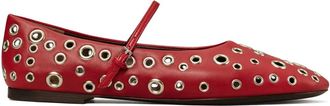 Tory Burch Ballerine Mary Jane con occhielli - Rosso
