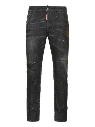 Dsquared2 Nirvana Wash skater jeans - Black