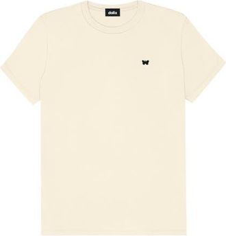 Dalix Womens Lil Butterfly Lightweight Jersey Tee in Natural at Nordstrom, Size X-Large