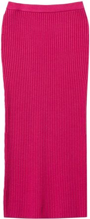 Twin-Set Gonna midi a coste - Rosa