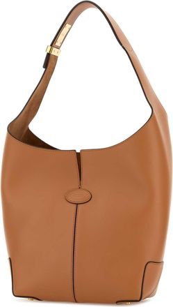 Tod's Womens Sacca Shoulder Bag Brown Calf