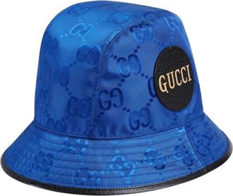 Gucci GG Monogram Bucket Hat Bright Blue 627115-4HK79-4360