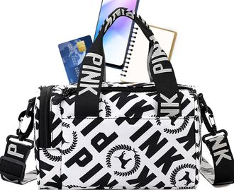 Generic gym for women, fitness for women, lightweight travel | workout bags outdoor for yoga sports traveling hiking running camping, white, Consulte la descr