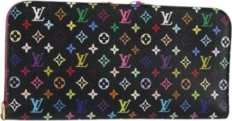 Louis Vuitton Pre-owned Wallets, female, Black, Size: ONE SIZE Pre-owned Canvas Wallet