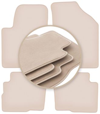 OEM Alfombrillas Beige Premium Para Kia Soul I Crossover 2009-2013
