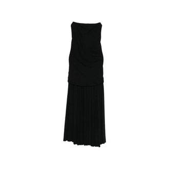 Jacquemus Maxi Dresses, female, Black, Size: S La Robe Abiha