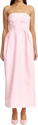 Acler Kendi Maxi Dress In Pink