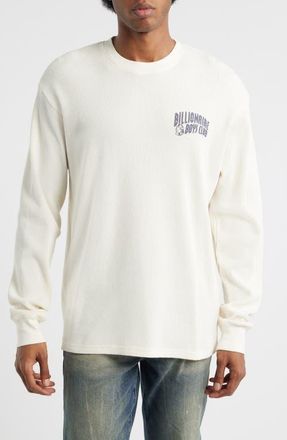 Billionaire Boys Club Thermal Knit Sweatshirt in Whisper White at Nordstrom, Size Xx-Large