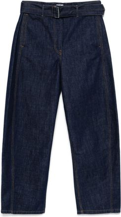 Magda Butrym Jeans a gamba ampia con cintura - Blu