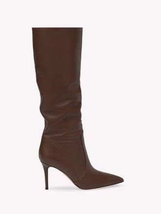 Gianvito Rossi Hansen Boots in Brown at Nordstrom, Size 37.5