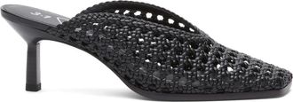 3.1 Phillip Lim Mules in macram&eacute; 68mm - Nero