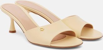 Gianvito Rossi Mules Ascent 55 in pelle