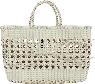 Osoi Biscuit Tote Bag - Dames - Handtassen - Wit - ONE Size - Leer - Tassen