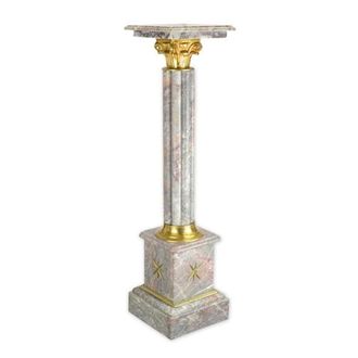 OEM Columna Decorativa Cl&aacute;sica De M&aacute;rmol Color Oro P&uacute;rpura De 100 Cm