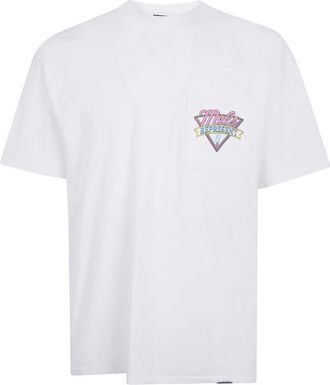 Represent Mels Dinner T-Shirt - Heren - T-shirts - Wit - M - Katoen - Tops