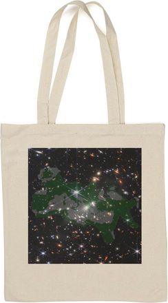 Generic Empire of Rome spanning cosmos galaxies SPQR Natural Cotton Tote Bag White