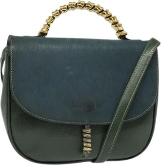 Loewe Pre-owned Handbags, female, Green, Size: ONE SIZE Pre-owned Leather handbags