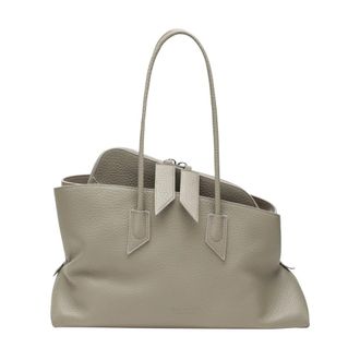 The Attico Shoulder Bags, female, Beige, Size: ONE SIZE La Passeggiata Medium