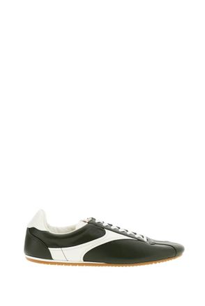 Bottega Veneta Green Color Block Retro Sneakers